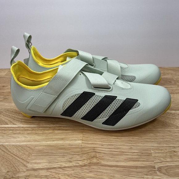 Adidas The‎ Indoor Cycling Bike Shoes Men's 10 Green 3-Bolt GX1668 - Picture 6 of 16